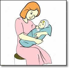 Mom Holding Baby